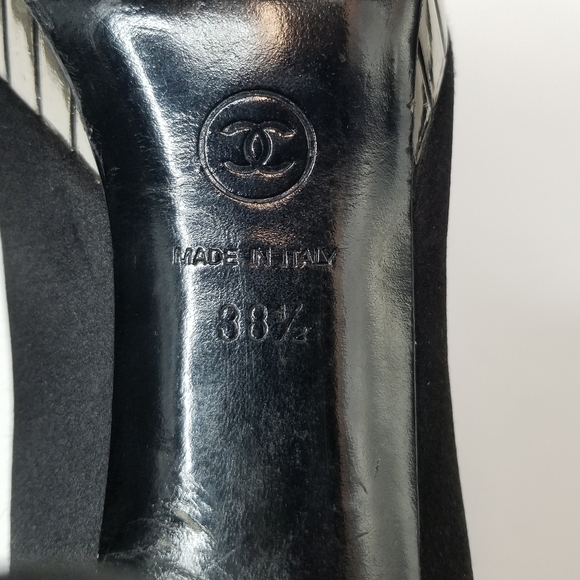 Chanel satin Heels*Missing Ankle Strap* - Picture 11 of 12